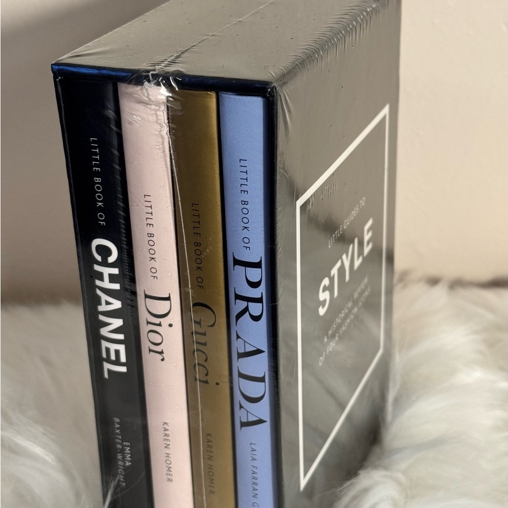 Prada, Chanel, Dior, and Gucci Style Book Set - NEW
